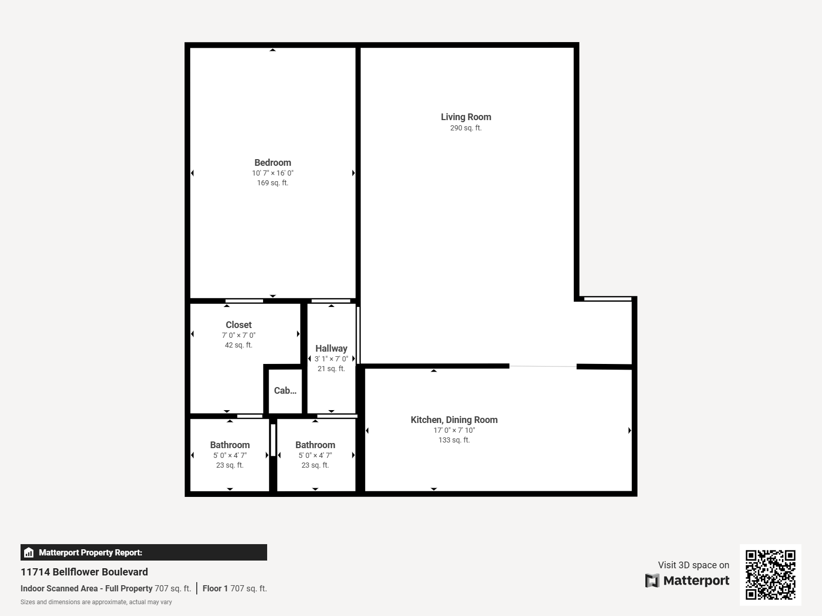 Floor plan for studio